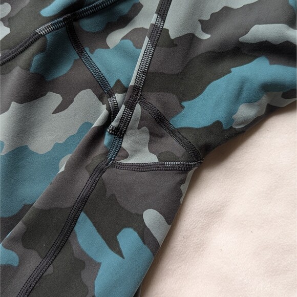 Lululemon Wunder Train High-Rise Tight 28" Heritage 365 Camo Tidewater Teal Mult - Picture 8 of 10